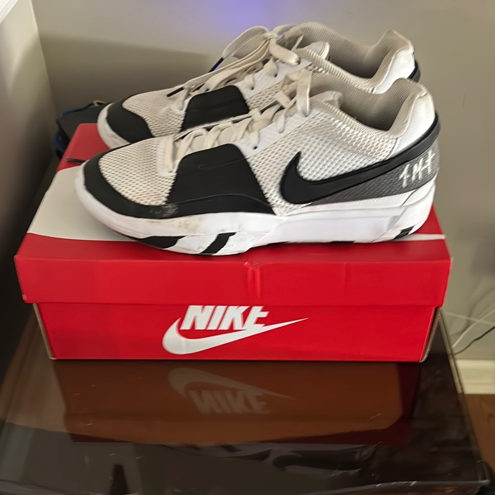 Nike ja morant Black and White Sneakers